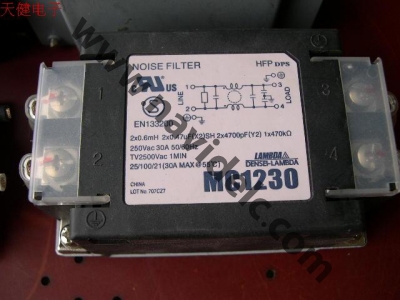 نویز فیلتر MC1230 AC 250V 30A 
