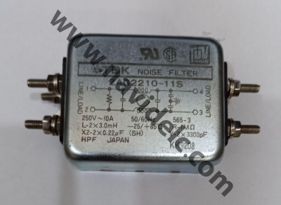 نویزفیلتر  TDK ZAG2210-11S 250VAC 10A